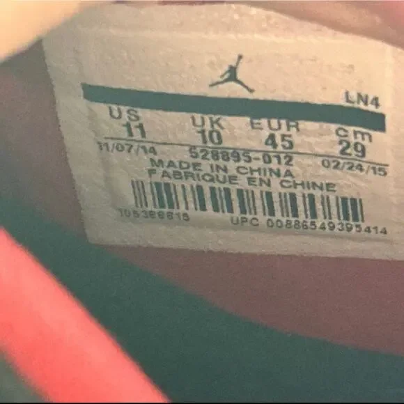 Size 11 - Nike Air Jordan 11 Retro Low Bred 2015 Men's Shoes - Picture 7 of 10